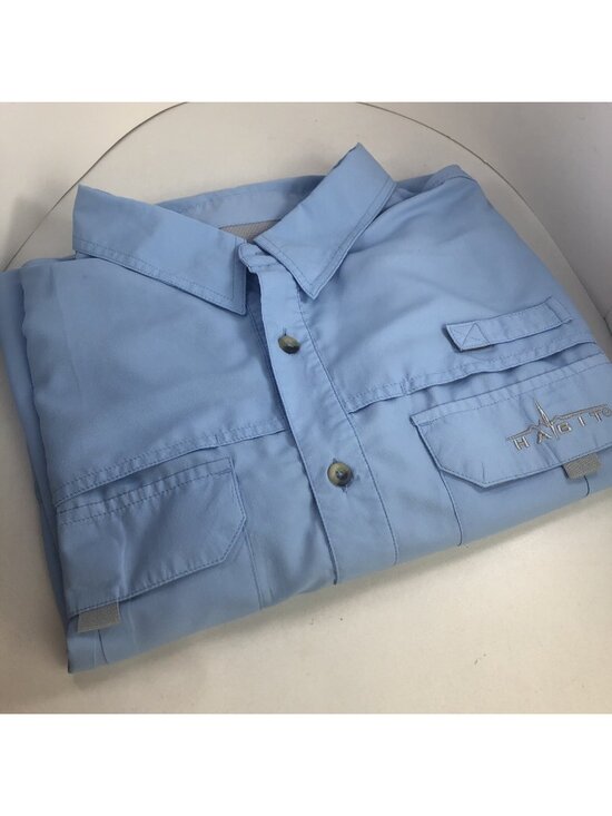 Habit Other - HABIT Long Sleeve Shirt 360* Vented Back Mens sz 2XL Baby Blue